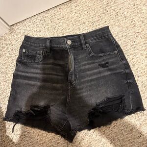 American Eagle Black Denim Shorts